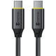Juodas laidas USB-C - USB-C 100W / 5A 200cm "Tactical Fast Rope Aramid 2.0"