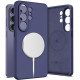 Violetinis (Cobalt) dėklas Samsung Galaxy S26 Ultra telefonui "Tech-Protect Silicone Magsafe"