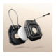 Juodas dėklas Apple Airtag 1 / 2 "Tech-Protect Kevlar Seal"