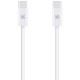 Baltas laidas USB-C - USB-C 60W / 100cm "OBAL:ME LongRun"
