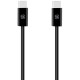 Juodas laidas USB-C - USB-C 60W / 100cm "OBAL:ME LongRun"