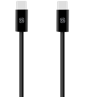 Juodas laidas USB-C - USB-C 60W / 100cm "OBAL:ME LongRun"