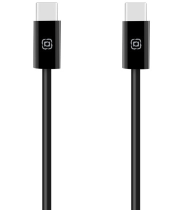 Juodas laidas USB-C - USB-C 60W / 100cm "OBAL:ME LongRun"