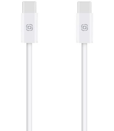 Baltas laidas USB-C - USB-C 60W / 200cm "OBAL:ME LongRun"