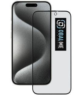 (Privacy) apsauginis grūdintas stiklas Apple iPhone 15 Pro telefonui "OBAL:ME Privacy 5D Glass"