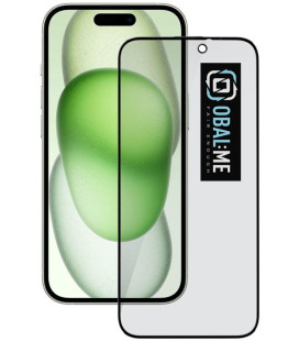 (Privacy) apsauginis grūdintas stiklas Apple iPhone 15 / 16 telefonui "OBAL:ME Privacy 5D Glass"