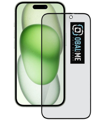 (Privacy) apsauginis grūdintas stiklas Apple iPhone 15 / 16 telefonui "OBAL:ME Privacy 5D Glass"