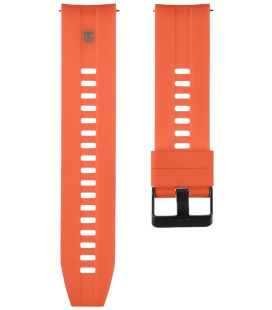Oranžinė 22mm apyrankė laikrodžiams "Tactical Quick Release Silicone Band"