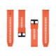 Oranžinė 22mm apyrankė laikrodžiams "Tactical Quick Release Silicone Band"