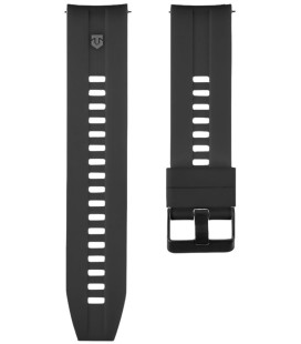 Juoda 22mm apyrankė laikrodžiams "Tactical Quick Release Silicone Band"