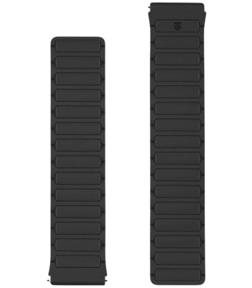 Juoda 22mm apyrankė laikrodžiams "Tactical MagBand"