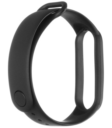 Juoda apyrankė Xiaomi Mi Band 5 / 6 laikrodžiams "Tactical 661 Silicone Band"