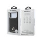 Juodas dėklas Apple iPhone 17 Pro telefonui "Karl Lagerfeld PU Karl and Choupette Heads Pins MagSafe Case"