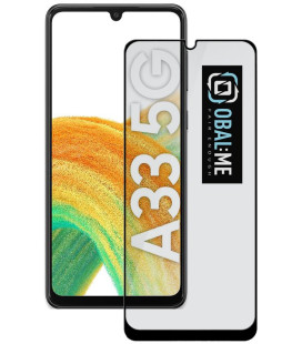 Apsauginis grūdintas stiklas Samsung Galaxy A33 5G telefonui "OBAL:ME 5D Glass Screen Protector"