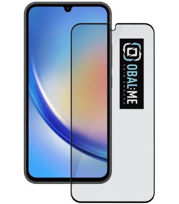 Apsauginis grūdintas stiklas Samsung Galaxy A34 5G telefonui "OBAL:ME 5D Glass Screen Protector"