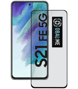 Apsauginis grūdintas stiklas Samsung Galaxy S21 FE telefonui "OBAL:ME 5D Glass Screen Protector"