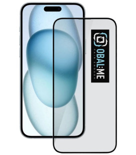 Apsauginis grūdintas stiklas Apple iPhone 15 Plus / 16 Plus telefonui "OBAL:ME 5D Glass Screen Protector"