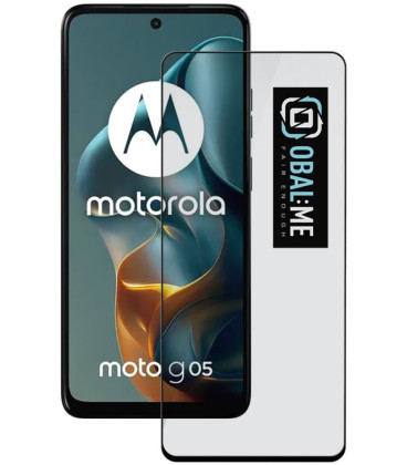 Apsauginis grūdintas stiklas Motorola G05 / E15 telefonui "OBAL:ME 5D Glass Screen Protector"