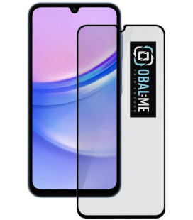 Apsauginis grūdintas stiklas Samsung Galaxy A15 4G / 5G telefonui "OBAL:ME 5D Glass Screen Protector"