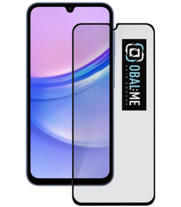 Apsauginis grūdintas stiklas Samsung Galaxy A15 4G / 5G telefonui "OBAL:ME 5D Glass Screen Protector"