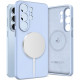 Šviesiai mėlynas dėklas Samsung Galaxy S26 Ura telefonui "Tech-Protect Liquid Silicone Magsafe"