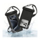 Juodas universalus vandeniui atsparus 6.9" dėklas "Tech-Protect UWC7 Floating Waterproof"