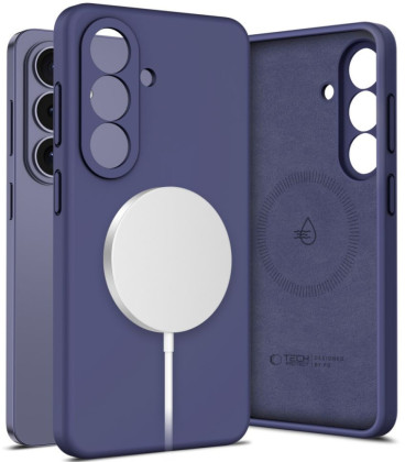 Violetinis (Cobalt) dėklas Samsung Galaxy S26 telefonui "Tech-Protect Silicone Magsafe"