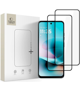 Apsauginis grūdintas stiklas Motorola Moto G57 / G57 Power / G67 Power telefonui "Tech-Protect Glass Fit+ 2-Pack"
