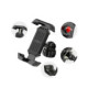 Juodas telefono laikiklis dviračiui / motociklui "Tech-Protect V6 Universal Bike & Motocycle Mount"