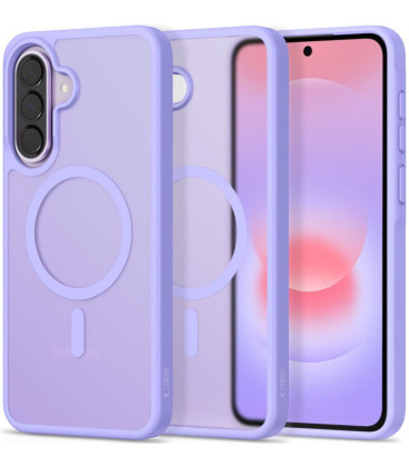 Matinis alyvinės spalvos dėklas Samsung Galaxy A57 5G telefonui "Tech-Protect Magmat Magsafe"