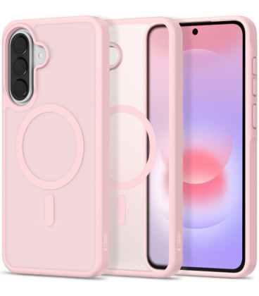 Matinis rožinis dėklas Samsung Galaxy A36 / A56 / A37 5G telefonui "Tech-Protect Magmat Magsafe"