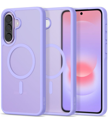 Matinis alyvinės spalvos dėklas Samsung Galaxy A36 / A56 / A37 5G telefonui "Tech-Protect Magmat Magsafe"