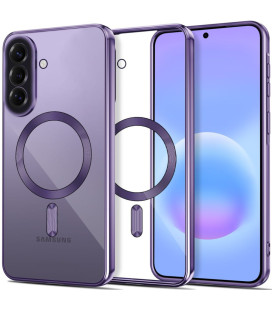 Violetinis / skaidrus dėklas Samsung Galaxy A37 5G telefonui "Tech-Protect MagFlex Magsafe"