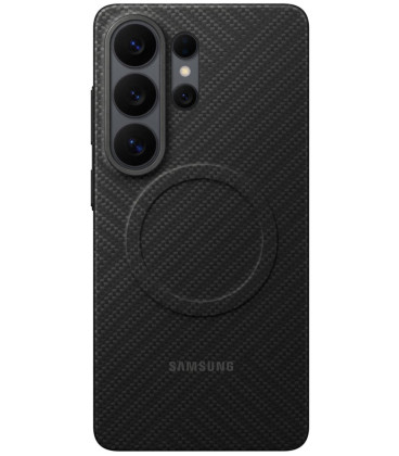 Originalus juodas dėklas "Carbon Magnet Case" Samsung Galaxy S26 Ultra telefonui "EF-KS948SNE"