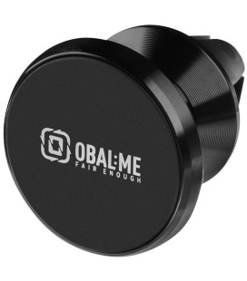 Juodas magnetinis automobilinis telefono laikiklis "OBAL:ME MagDot Magnetic Car Holder"