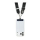 Juodas dirželis telefonui "Karl Lagerfeld Universal Crossbody Strap Karl Patch"