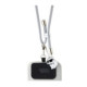 Pilkas dirželis telefonui "Karl Lagerfeld Universal Crossbody Strap Cord and Choupette Pins"