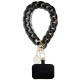 Juodas dirželis telefonui ant riešo "Guess Universal Wrist Strap 4G Charm"