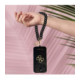 Juodas dirželis telefonui ant riešo "Guess Universal Wrist Strap 4G Charm"