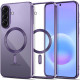 Violetinis / skaidrus dėklas Samsung Galaxy A57 5G telefonui "Tech-Protect MagFlex Magsafe"