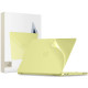 Matinis geltonas dėklas Apple MacBook Neo 13 2026 kompiuteriui "Tech-Protect Softshell"