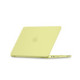 Matinis geltonas dėklas Apple MacBook Neo 13 2026 kompiuteriui "Tech-Protect Softshell"