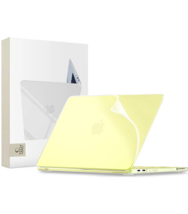 Matinis skaidrus dėklas Apple MacBook Neo 13 2026 kompiuteriui "Tech-Protect Softshell"