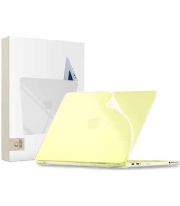 Matinis skaidrus dėklas Apple MacBook Neo 13 2026 kompiuteriui "Tech-Protect Softshell"