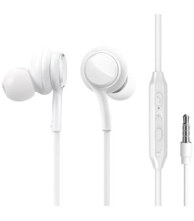 Baltos 3.5mm ausinės "Joyroom JR-EW02"
