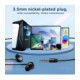 Baltos 3.5mm ausinės "Joyroom JR-EW02"