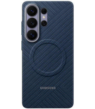 Originalus mėlynas dėklas "Carbon Magnet Case" Samsung Galaxy S26 Ultra telefonui "EF-KS948SCE"