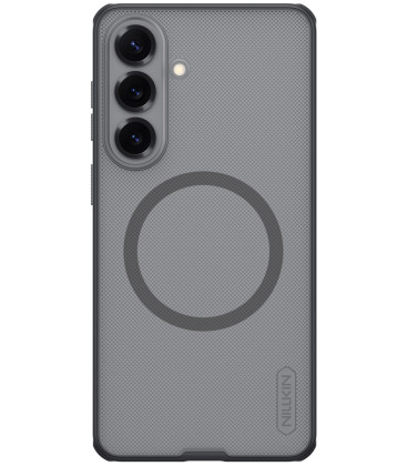 Juodas / skaidrus dėklas Samsung Galaxy S26 Plus telefonui "Nillkin Super Frosted Pro Magnetic"