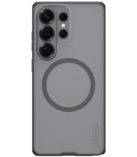 Juodas / skaidrus dėklas Samsung Galaxy S26 Ultra telefonui "Nillkin Super Frosted Pro Magnetic"