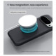 Juodas dėklas Google Pixel 10 / 10 Pro telefonui "Nillkin Super Frosted Pro Magnetic"